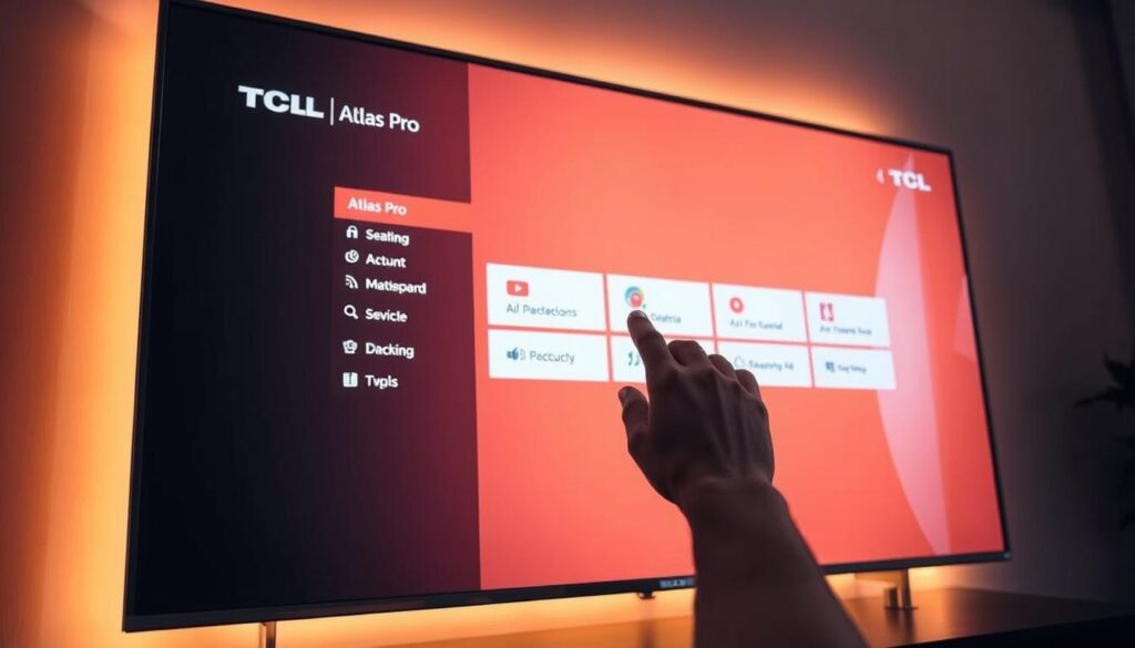 atlas pro sur la tv tcl